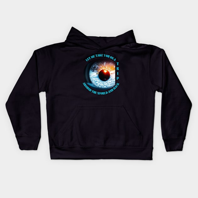 World in my Eyes Merch 2 Kids Hoodie by Seligs Music